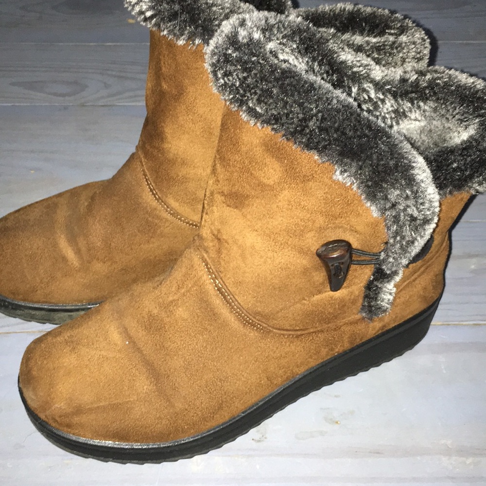 Fur-lined boots